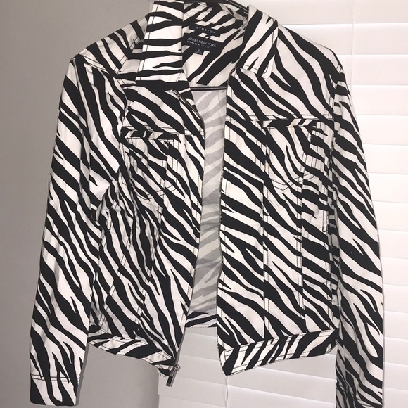 jones new york animal print jacket